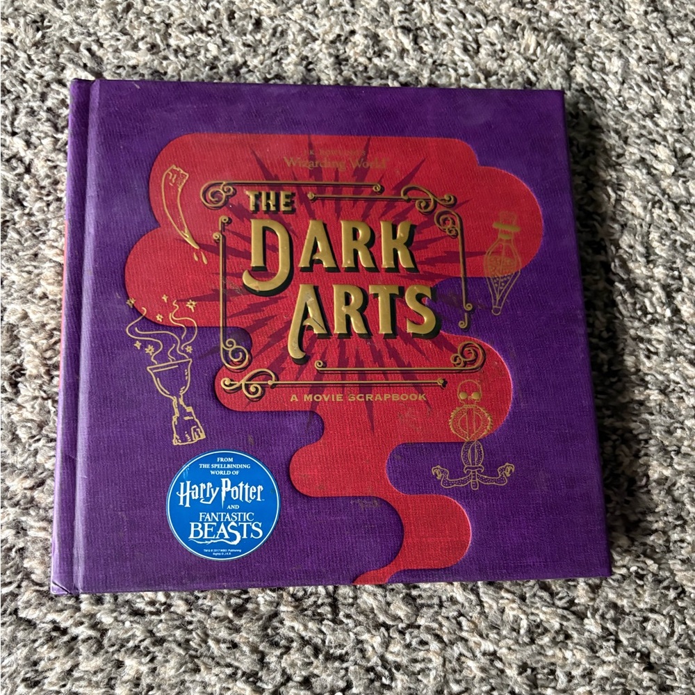 NWT Harry Potter dark arts book with activities and artifacts to collect